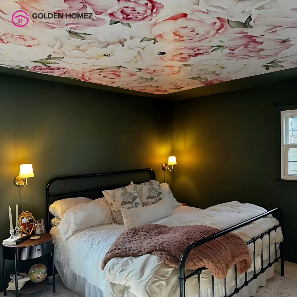 Wallpapered Ceilings design