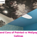The Pros and Cons of Painted vs Wallpapered Ceilings